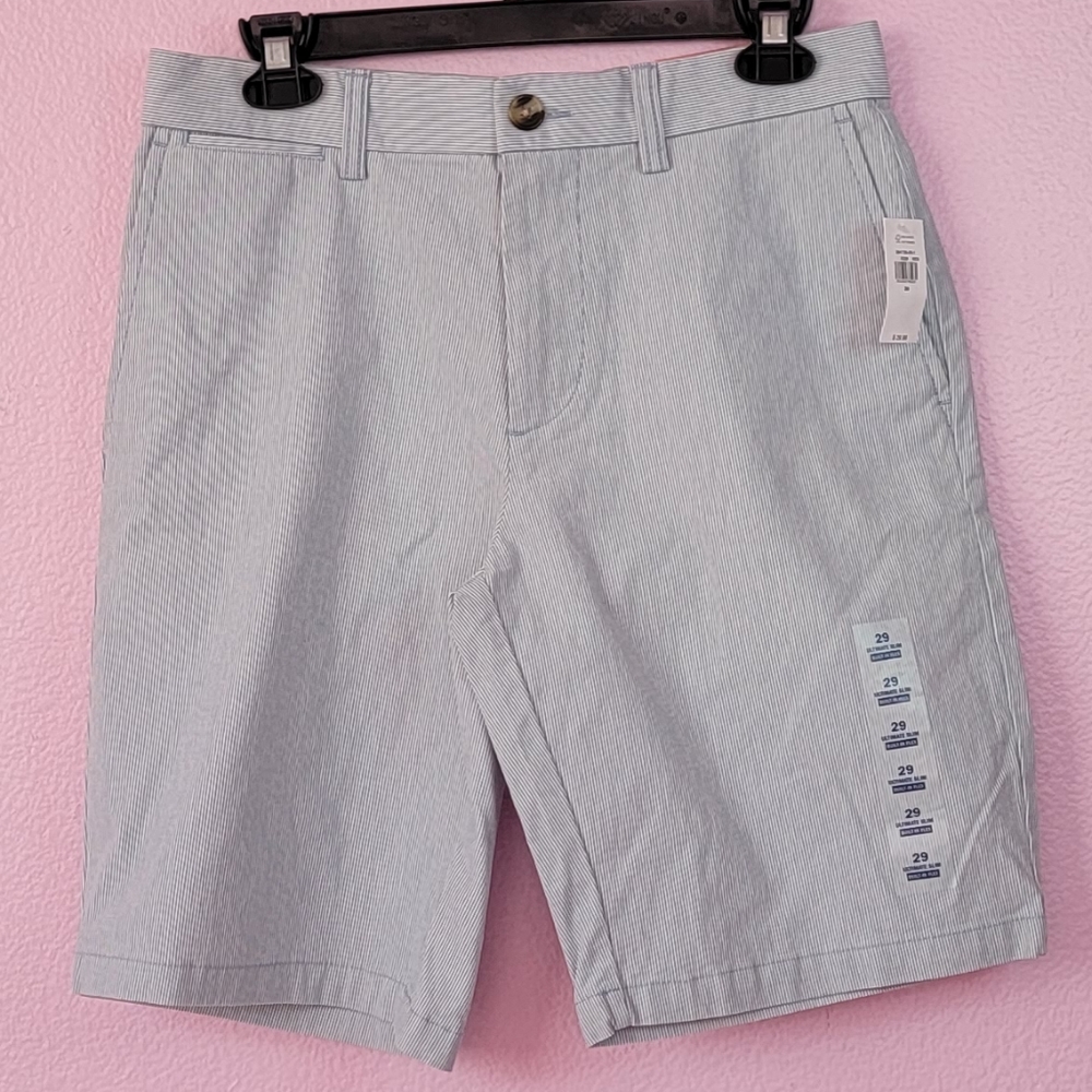 Old Navy  Stripe Ultimate Slim Fit Built In Flex Shorts/ 29.